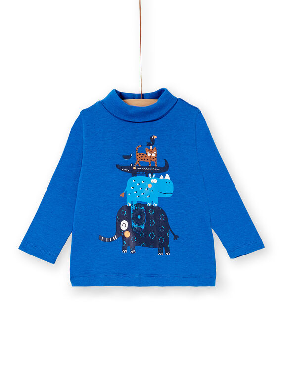 Blue ROLL-NECK KUSASOUP / 20WG10O1SPLC226